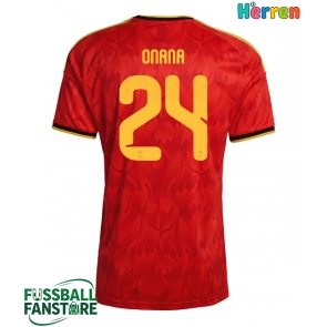 Belgien Amadou Onana #24 Replik Heimtrikot WM 2026 Kurzarm